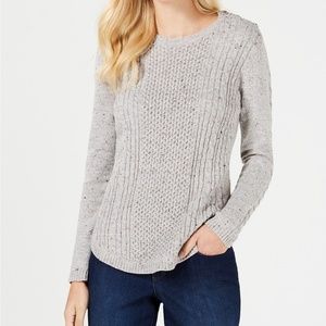 Charter Club Women's Cable Detail Sweater NWT